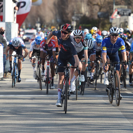 25-03-2021 Settimana Internazionale Coppi E Bartali; Tappa 03 Riccione - Riccione; 2021, Ineos Grenadiers; 2021, Deceuninck - Quick Step; Hayter, Ethan; Archbold, Shane; Riccione; 
