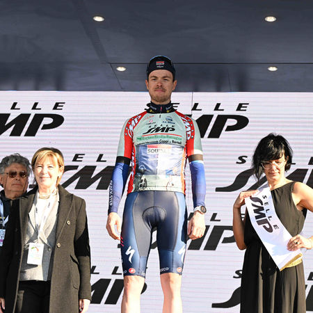 21-03-2023 Settimana Internazionale Coppi E Bartali; Tappa 01 Riccione - Riccione; 2023, Soudal - Quickstep; Cavagna, Remi; Amici, Elisa; Polo, Enrico; Riccione; 