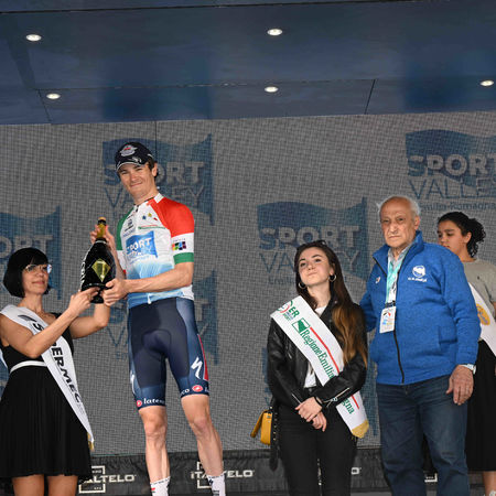 25-03-2023 Settimana Internazionale Coppi E Bartali; Tappa 05 Carpi - Carpi; 2023, Soudal - Quickstep; Schmid, Mauro; Amici, Elisa; Amici, Adriano; Carpi; 