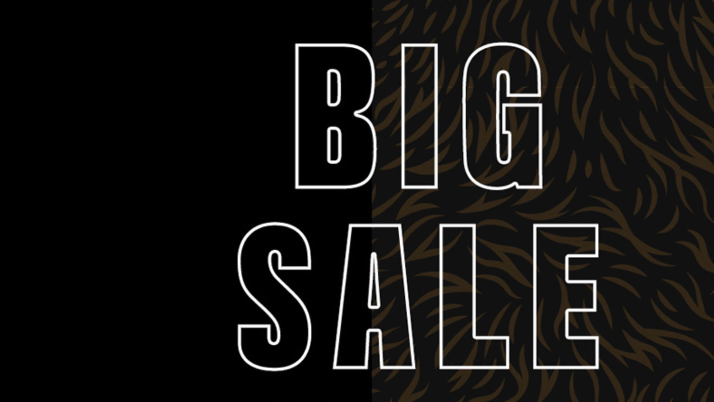 Sales season on our webshop!