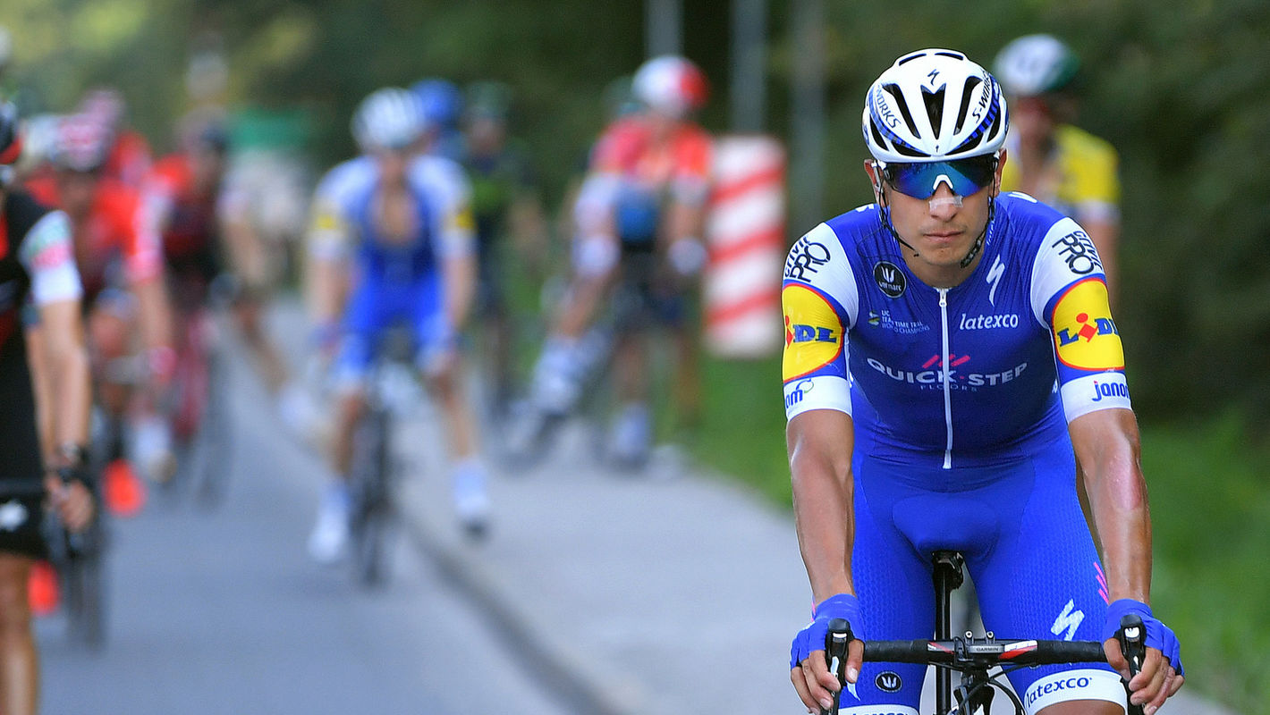 Martinelli carries the flag for the team in Belgium