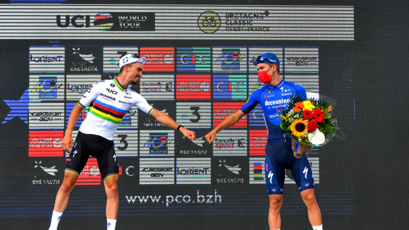 Attacking Alaphilippe runner-up at Bretagne Classic