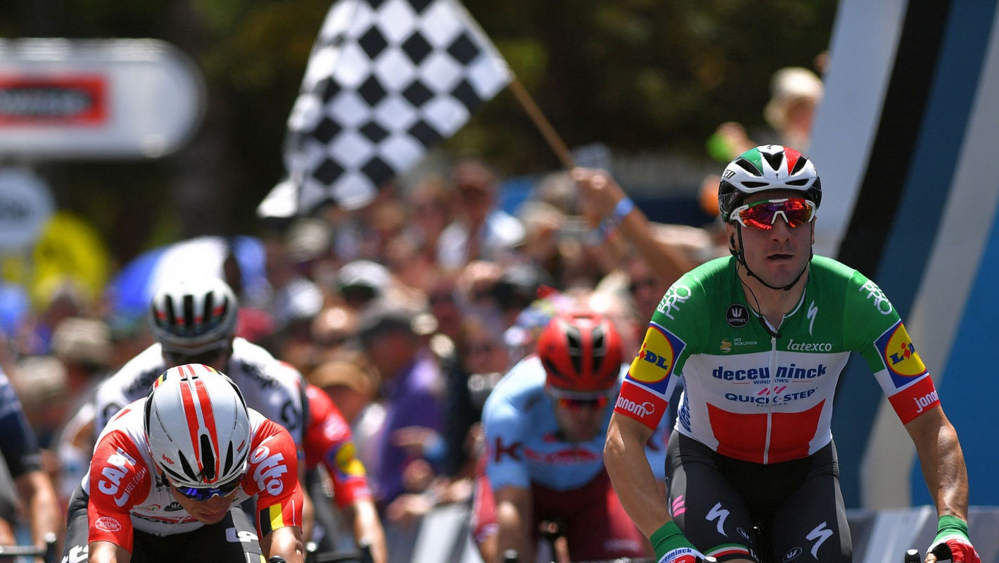 Elia Viviani wins Cadel Evans Great Ocean Road Race