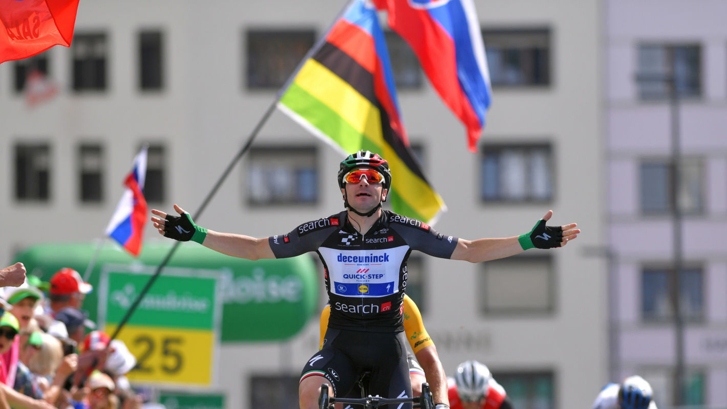 Viviani doubles his tally at the Tour de Suisse