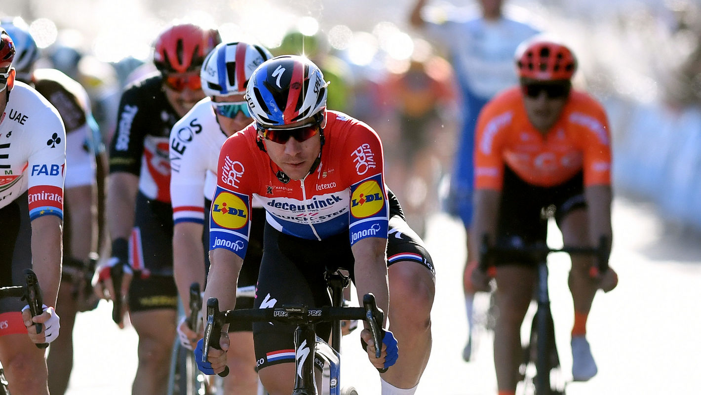 Jakobsen bags in first podium of the season