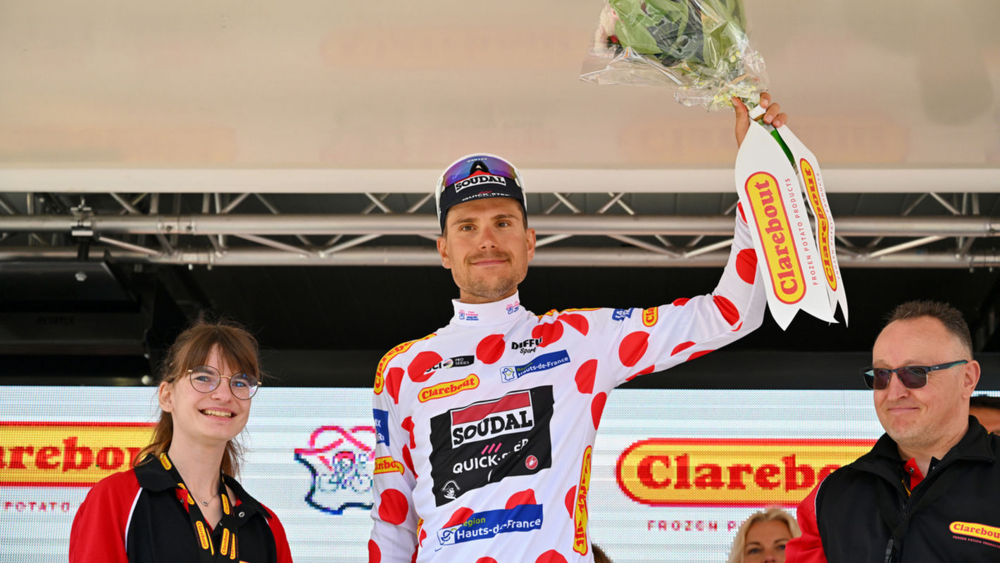 Fausto Masnada wins KOM jersey in Dunkerque