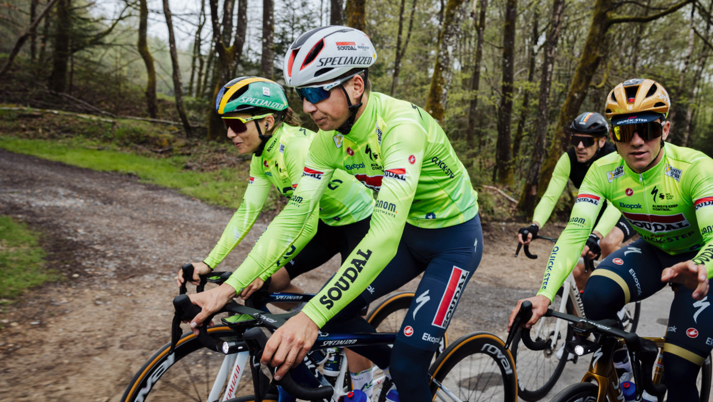 Soudal Quick-Step and AG Insurance - Soudal partner with Ghent University to test innovative safety tracker for cycling