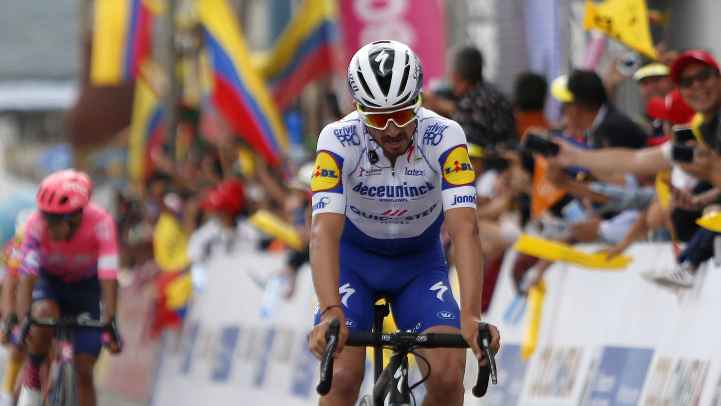 Alaphilippe toont zich in Tour Colombia