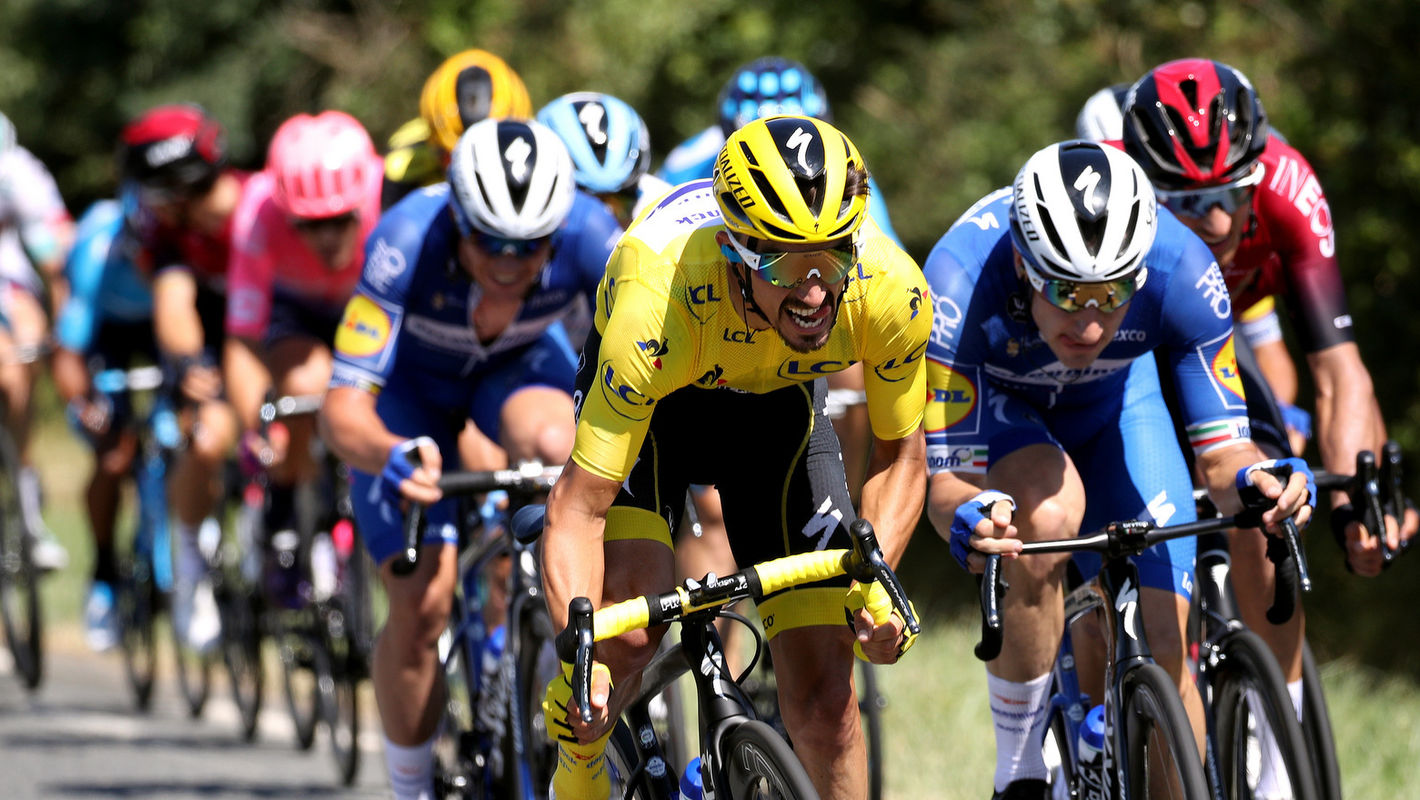 Alaphilippe extends Tour de France lead in the crosswinds