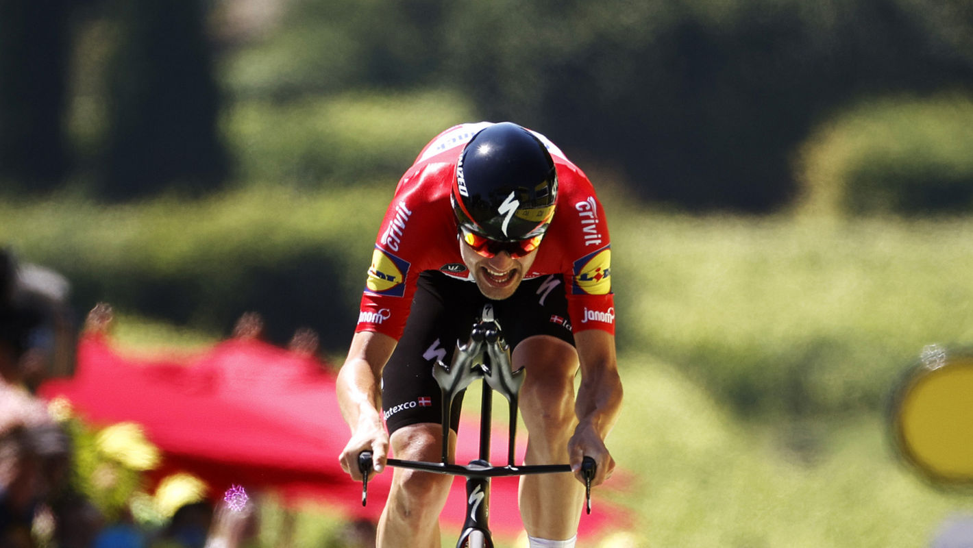 Tour de France: Kasper Asgreen impresses in final ITT
