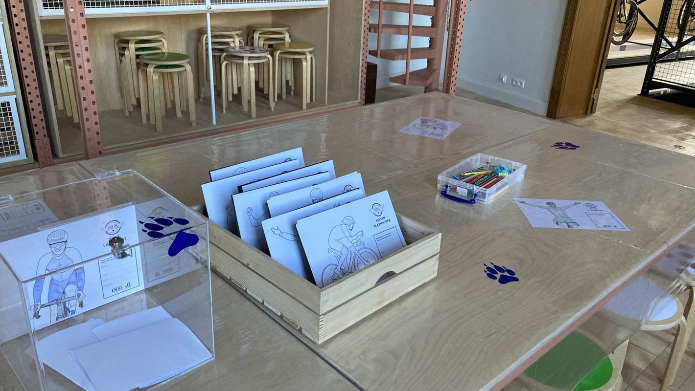 De Wolfpack tekenen in het Koers Museum