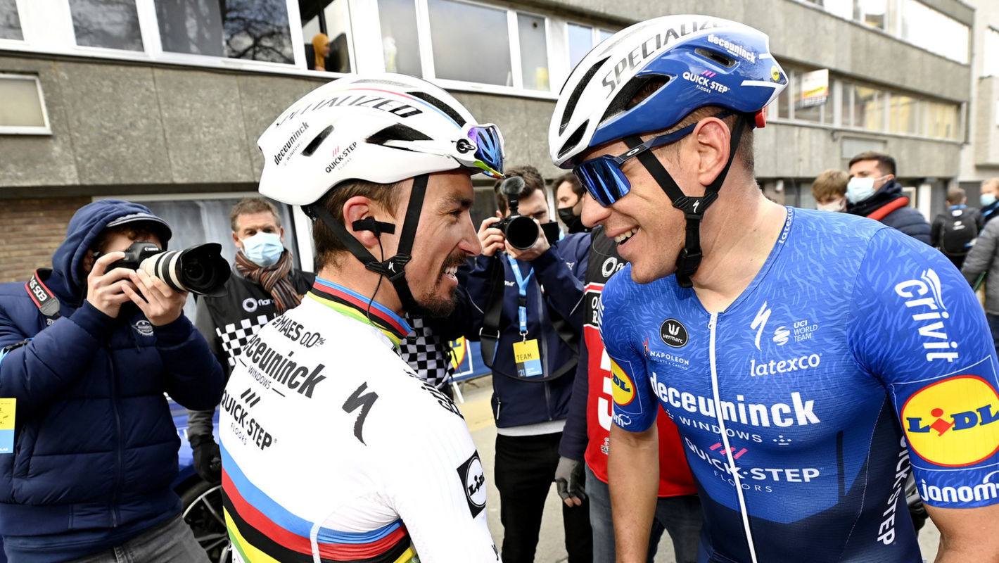 Behind the scenes at Omloop Het Nieuwsblad