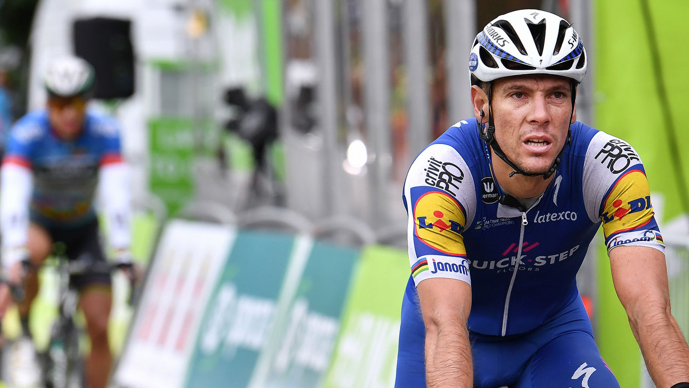 Gilbert tweede op Muur van Geraardsbergen