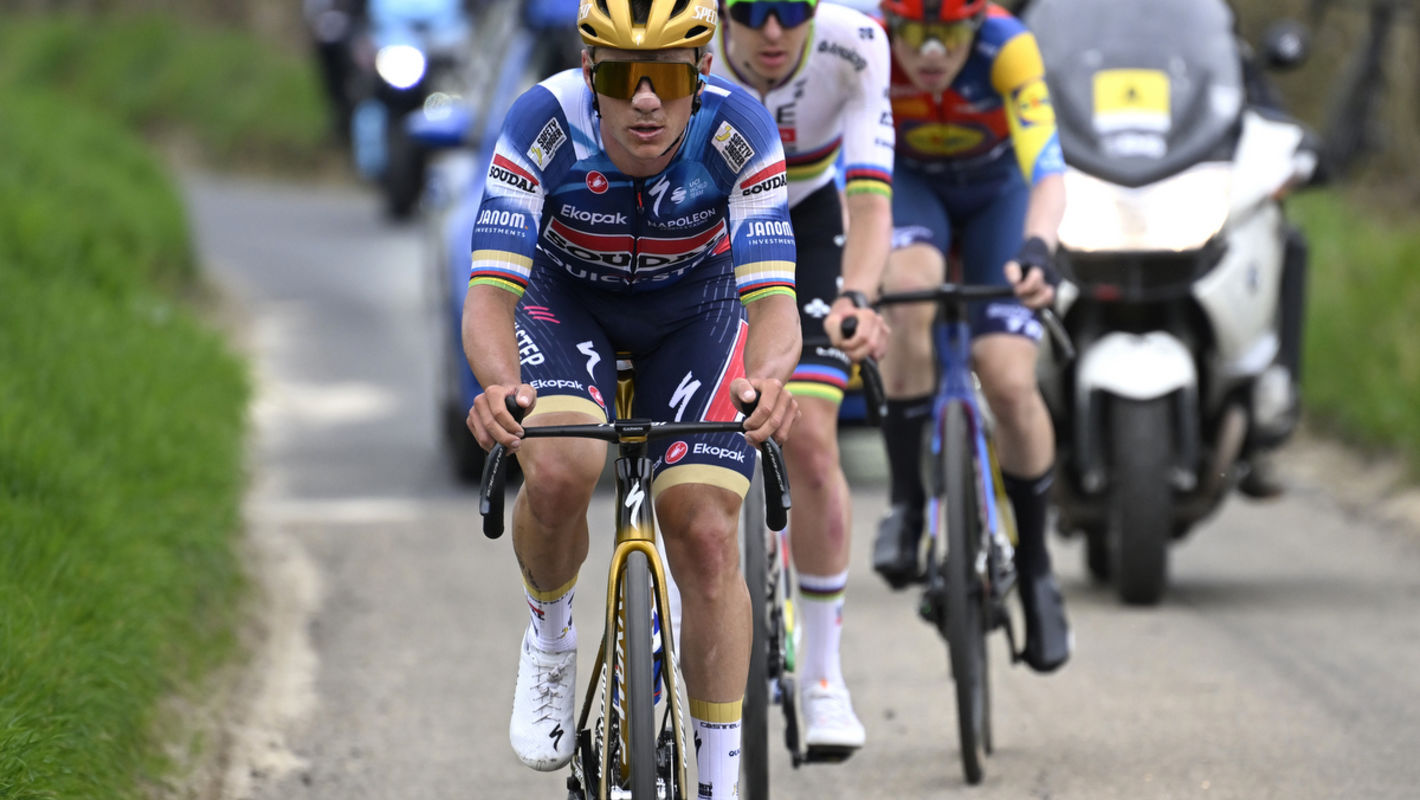 Evenepoel op het podium bij Amstel Gold Race debuut