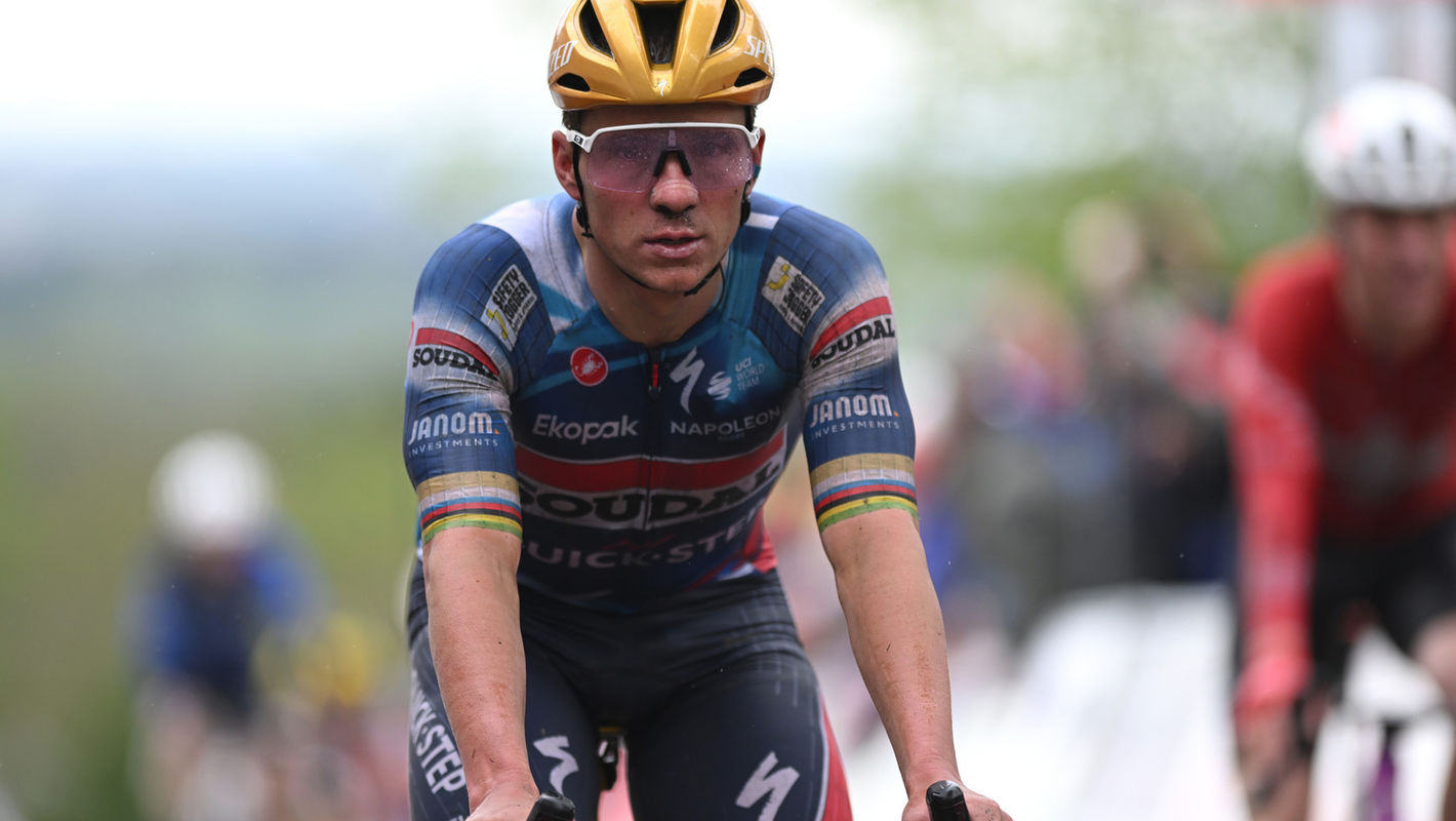 Top-10 voor Evenepoel in Flèche Wallonne