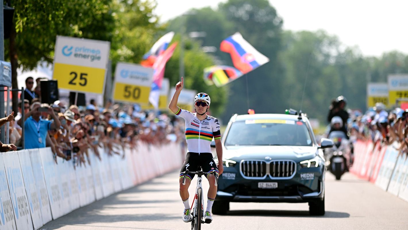 Evenepoel takes an emotional win at the Tour de Suisse