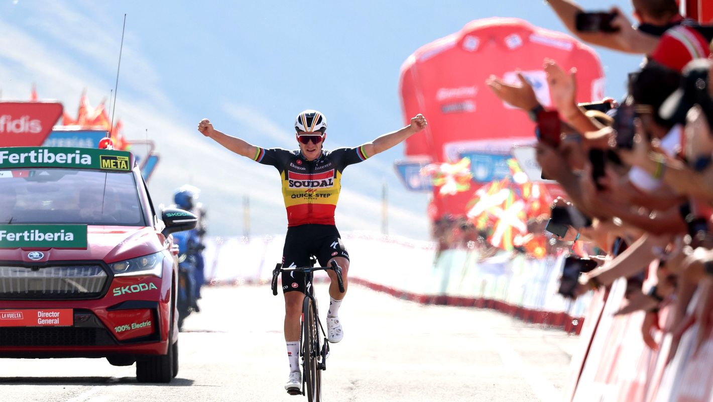 La Vuelta: Evenepoel slaat terug in stijl