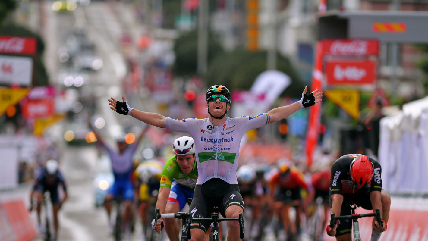 Sam Bennett wint in Visé