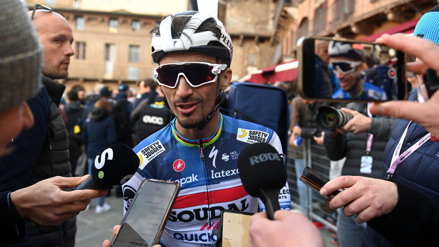 Een lastige Strade Bianche voor Soudal Quick-Step