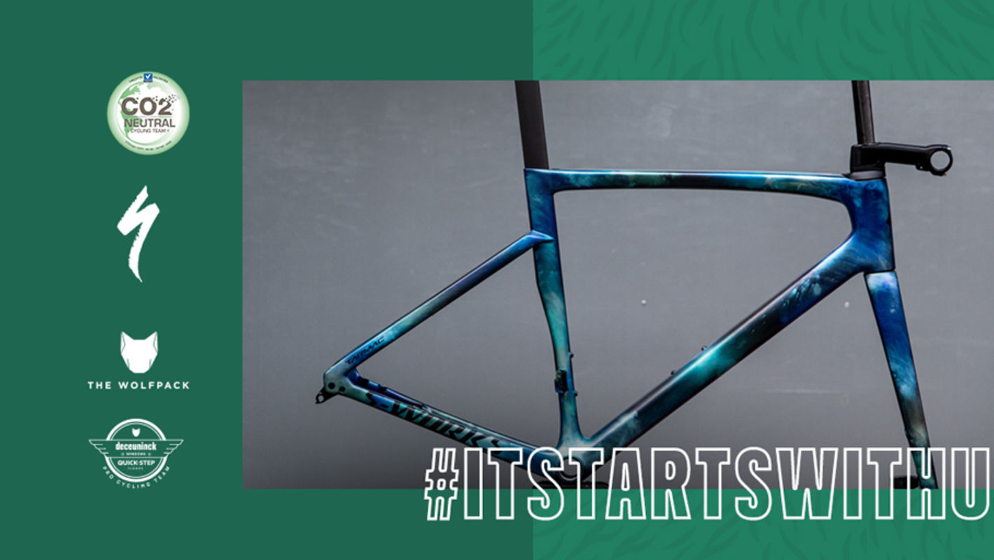 Deceuninck – Quick-Step veilt unieke S-works Tarmac SL7 ter ondersteuning van klimaatproject in Frankrijk