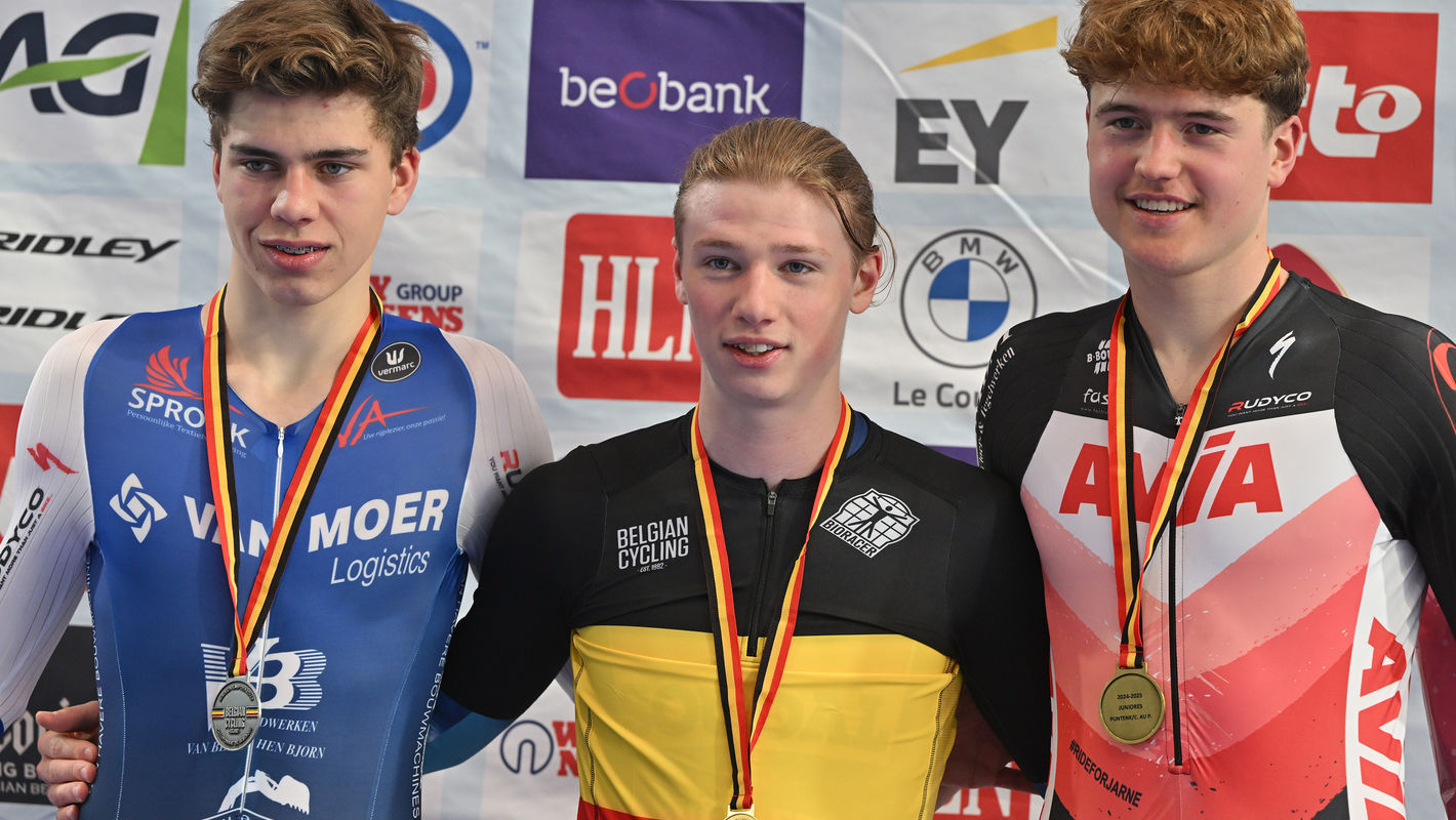 Thibaut Van Damme toont zich op de piste