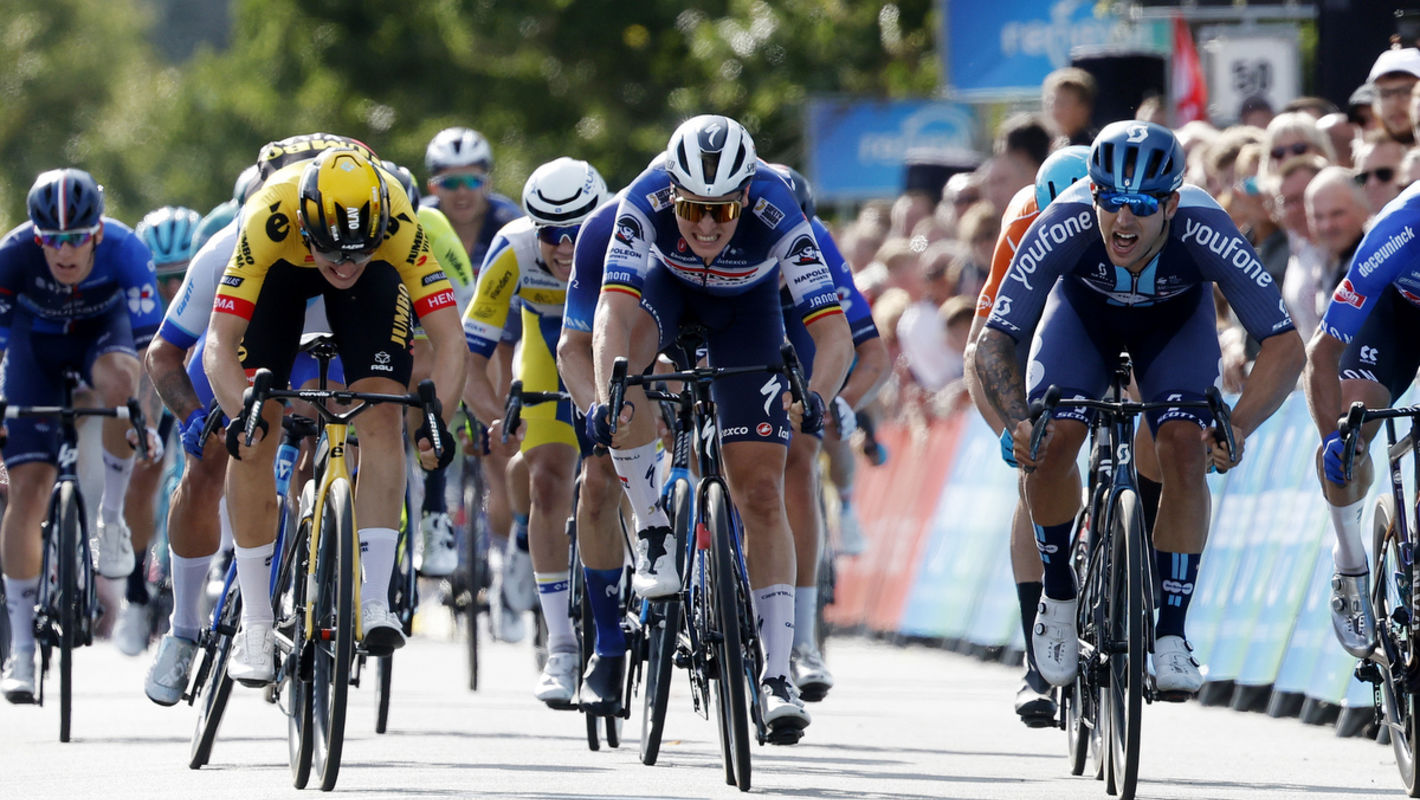 Renewi Tour: Merlier net naast het ritpodium