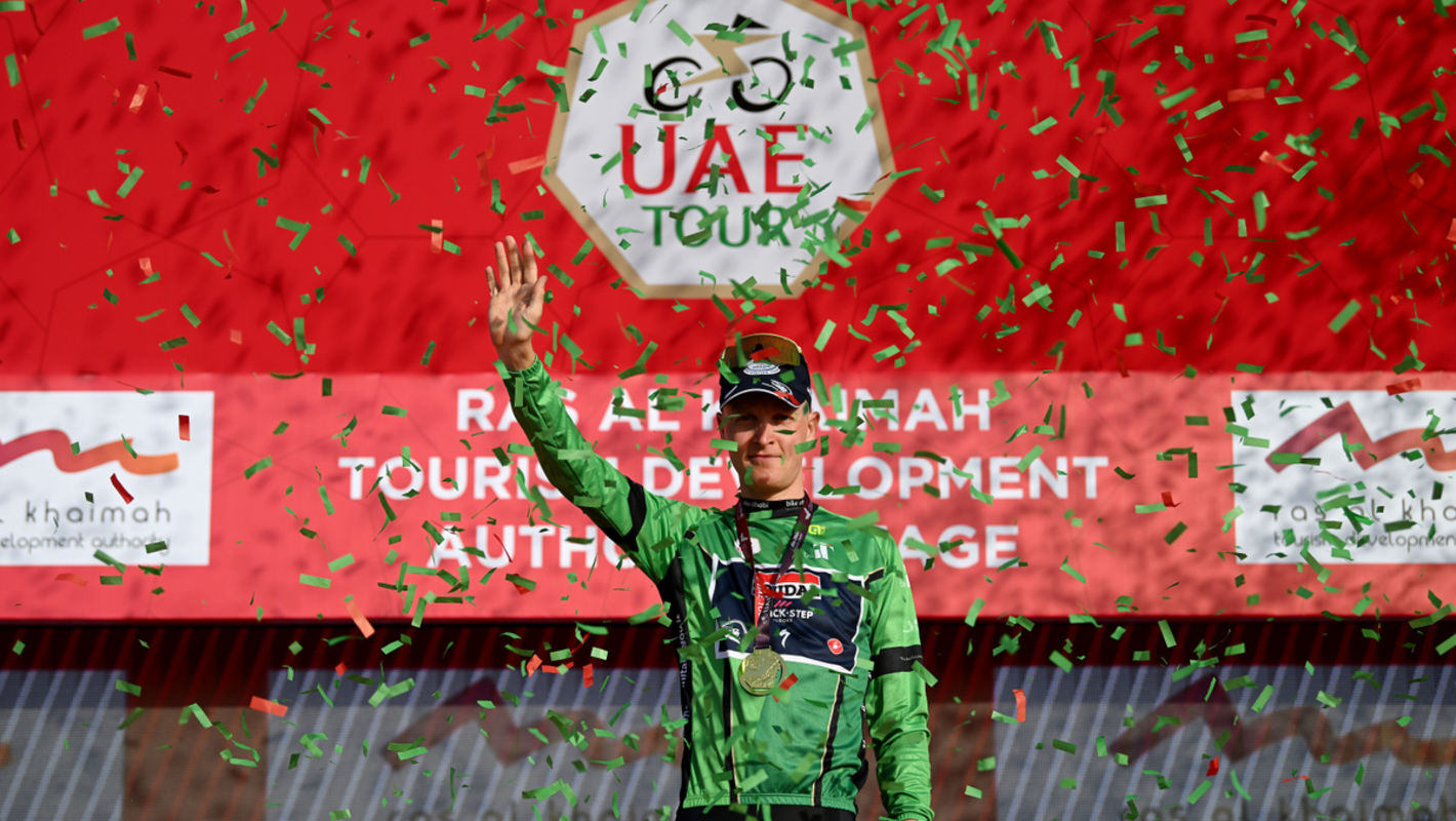 Merlier in green at the UAE Tour