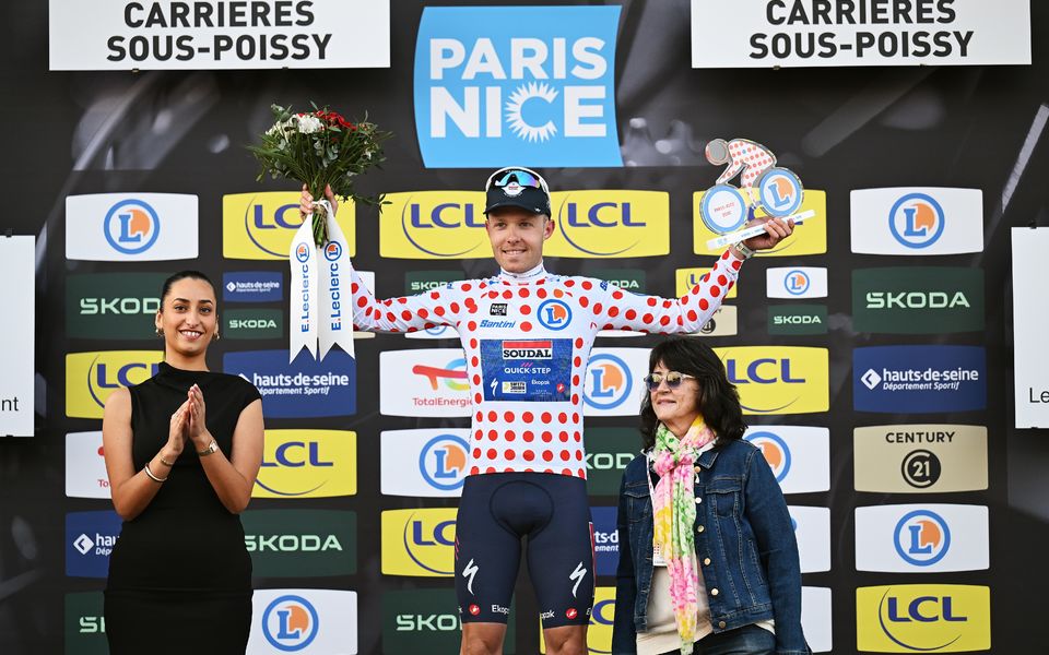 Paris-Nice: Pedersen takes KOM jersey on opening stage
