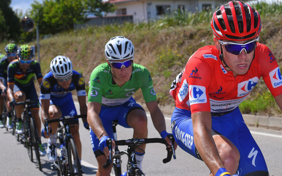 Vuelta a España: David De La Cruz honors the red jersey on Lagos de Covadonga