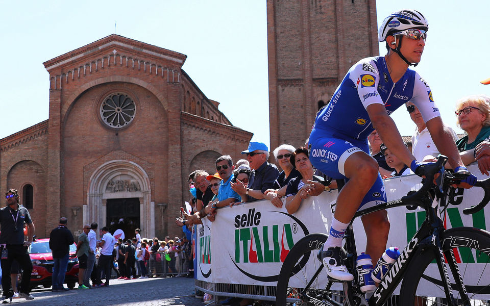 Martinelli in action at GP Jef Scherens