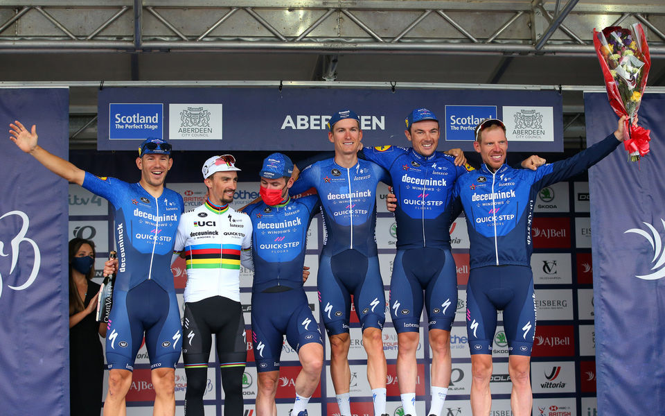 Alaphilippe eindigt derde in het algemeen klassement in Tour of Britain