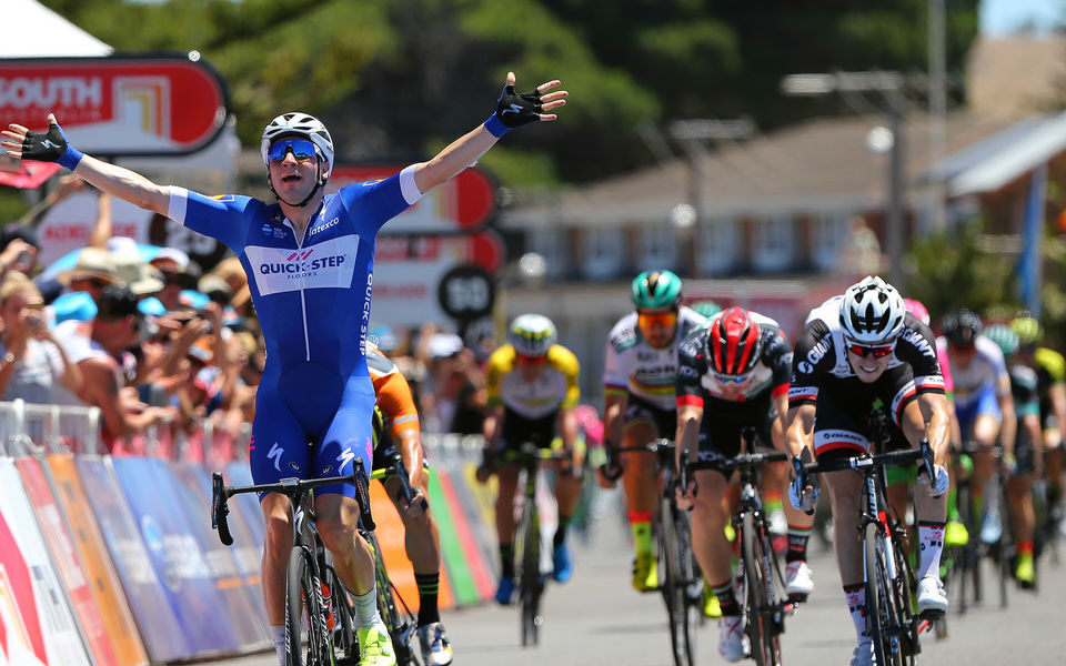 Tour Down Under: Viviani nets first victory for Quick-Step Floors