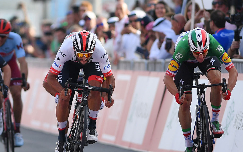 UAE Tour: Viviani takes second in Abu Dhabi