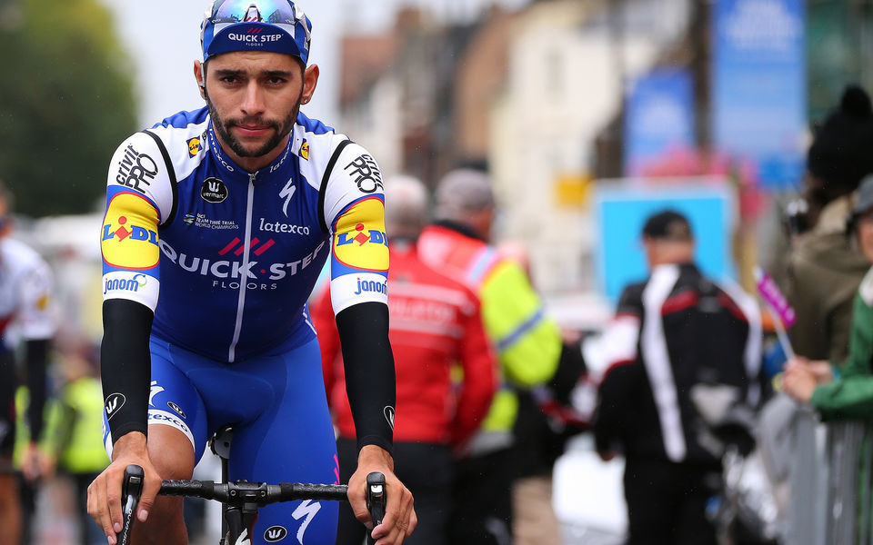 Gaviria again in the mix at the Tour of Britain