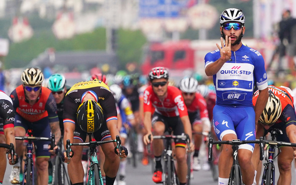 Gaviria caps off fantastic Quick-Step Floors season with victory on Guangxi final stage