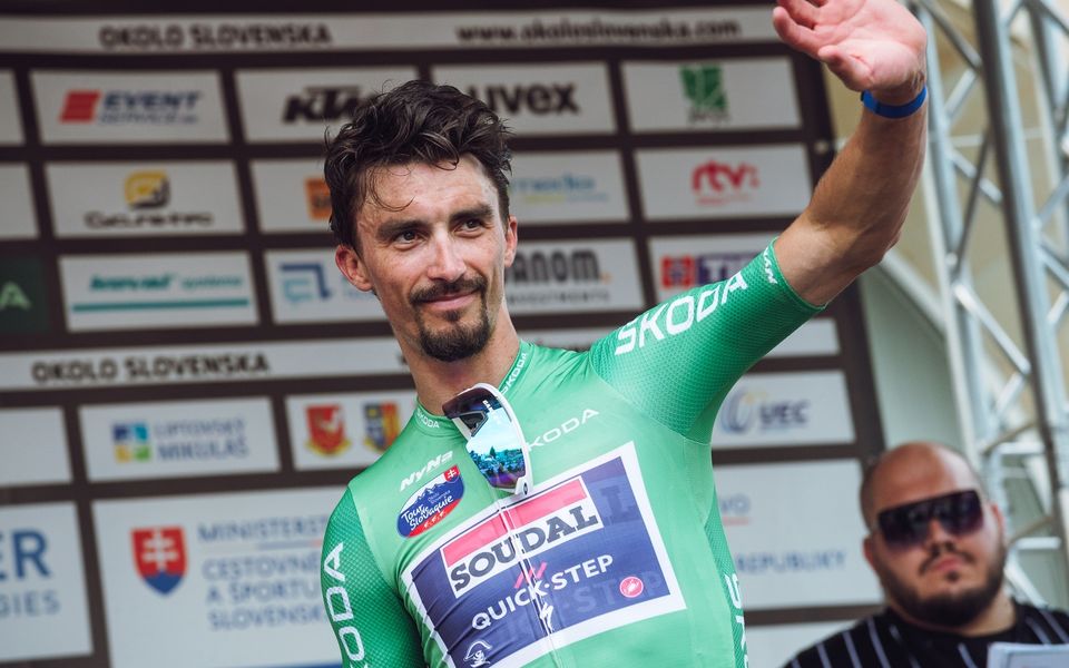 Julian Alaphilippe wins Okolo Slovenska green jersey