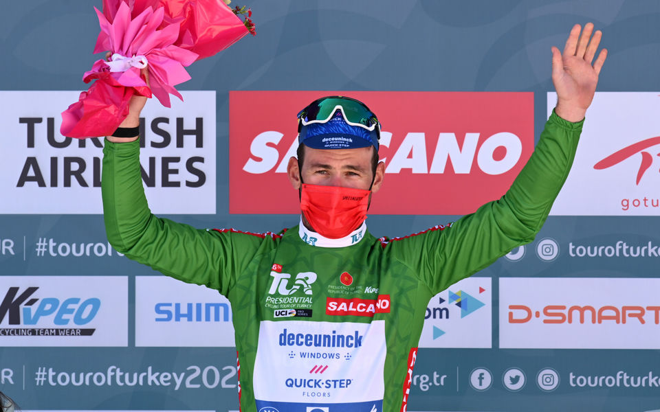 Cavendish in green at the Tour of Turkey
