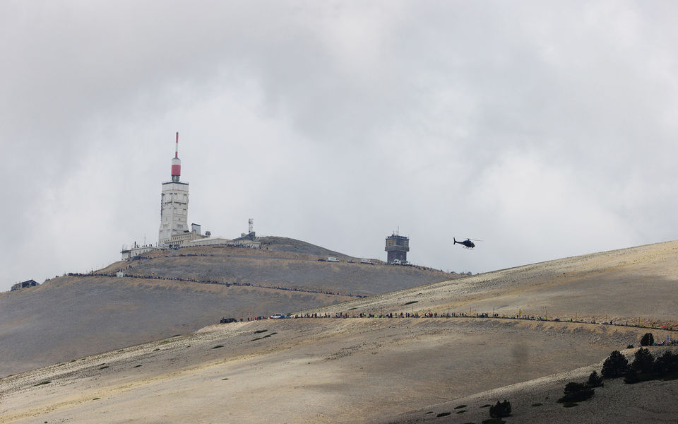 Visiting Mont Ventoux the day before Le Tour