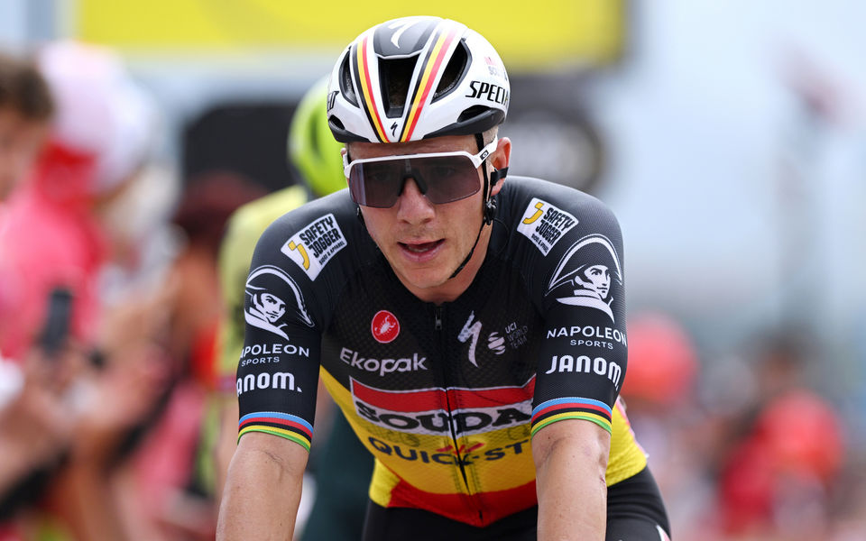 Evenepoel concludes seventh at the Dauphiné