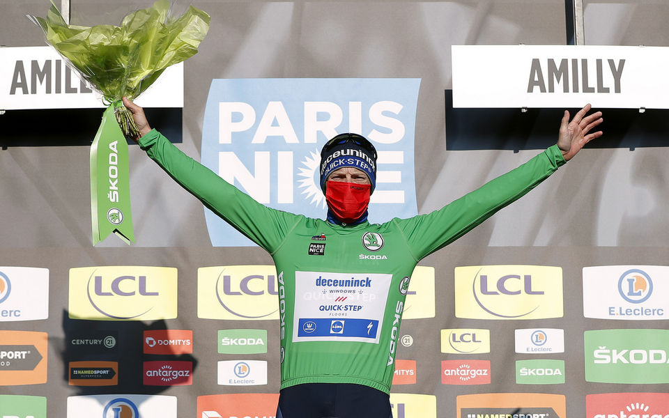 Bennett in green at Paris-Nice