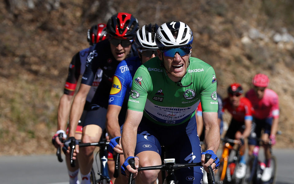 Paris-Nice: Bennett shows climbing legs in the break