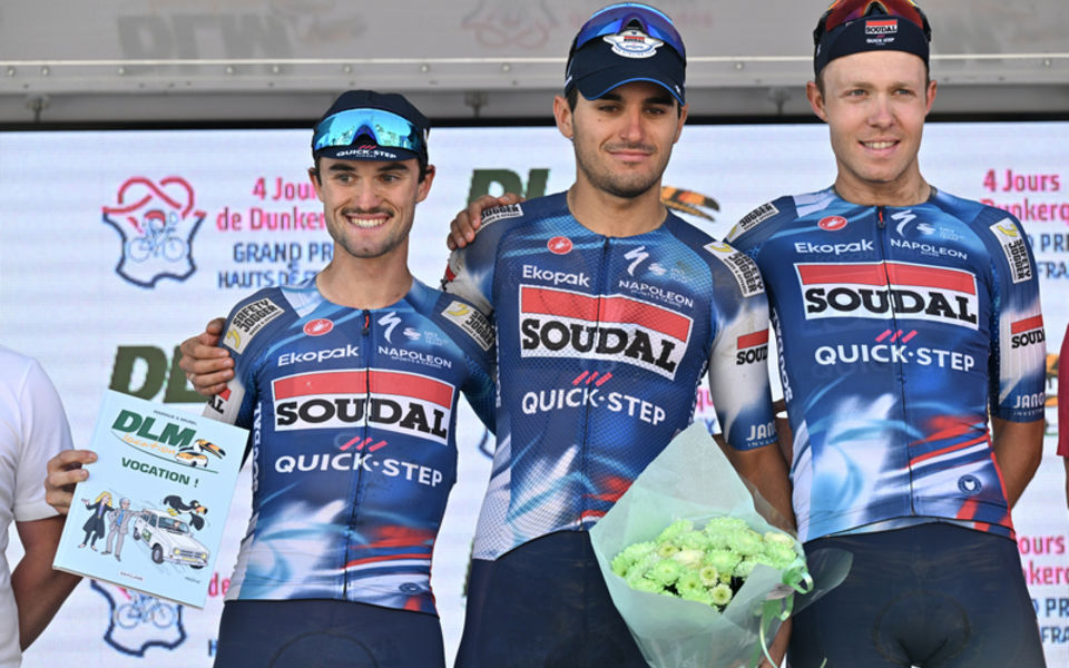 Soudal Quick-Step on the attack in action-packed Dunkerque stage