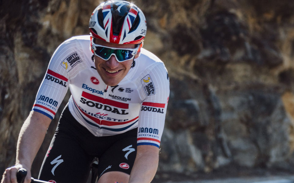 Soudal Quick-Step aan het vertrek in Oman