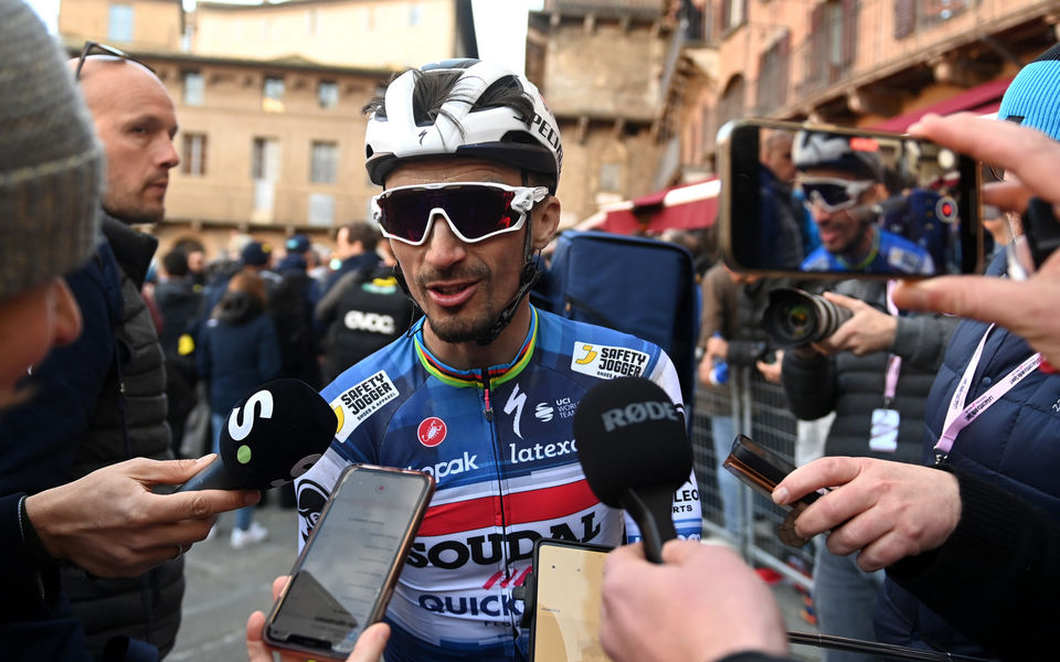 Een lastige Strade Bianche voor Soudal Quick-Step