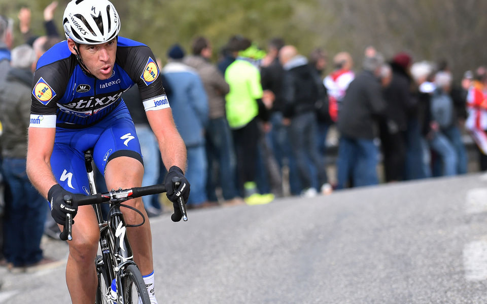 Vandenbergh into the break at Paris-Nice