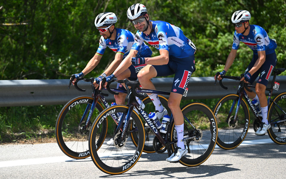 Soudal Quick-Step traint in Val di Fassa