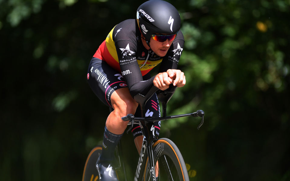Lampaert pakt eerste seizoenszege in tijdrit Belgium Tour