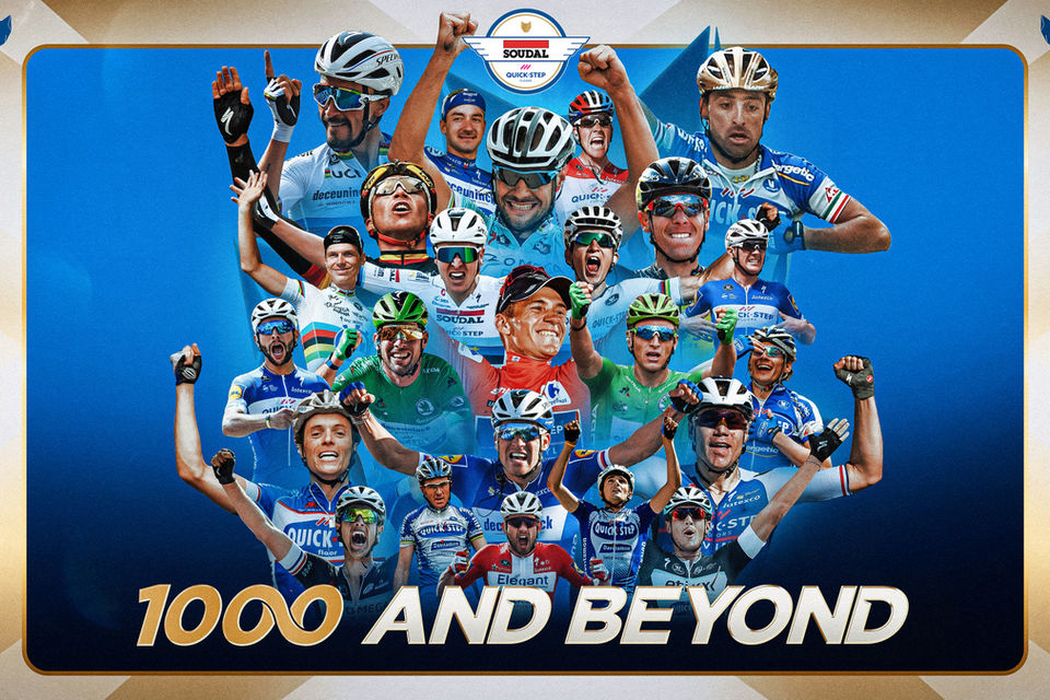 Soudal Quick-Step viert 1000 overwinningen