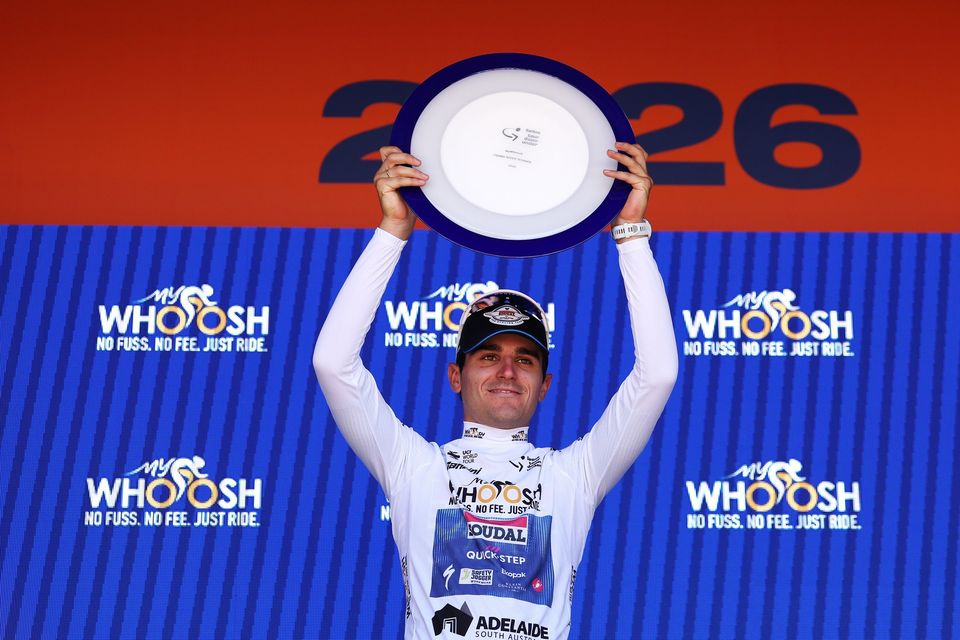 Tour Down Under: Andrea Raccagni wins best young rider jersey
