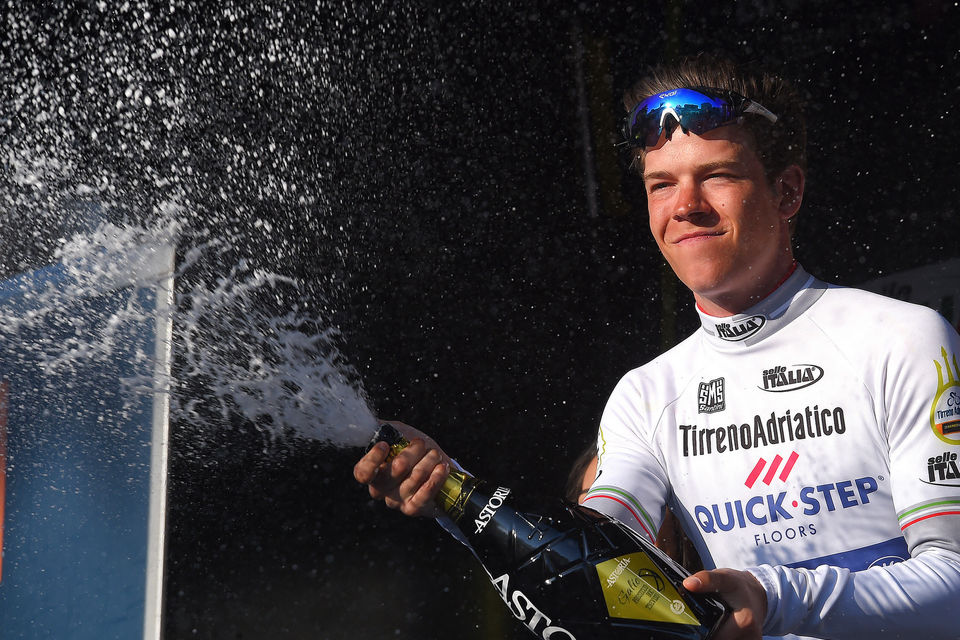 Jungels claims Tirreno-Adriatico white jersey for second straight year